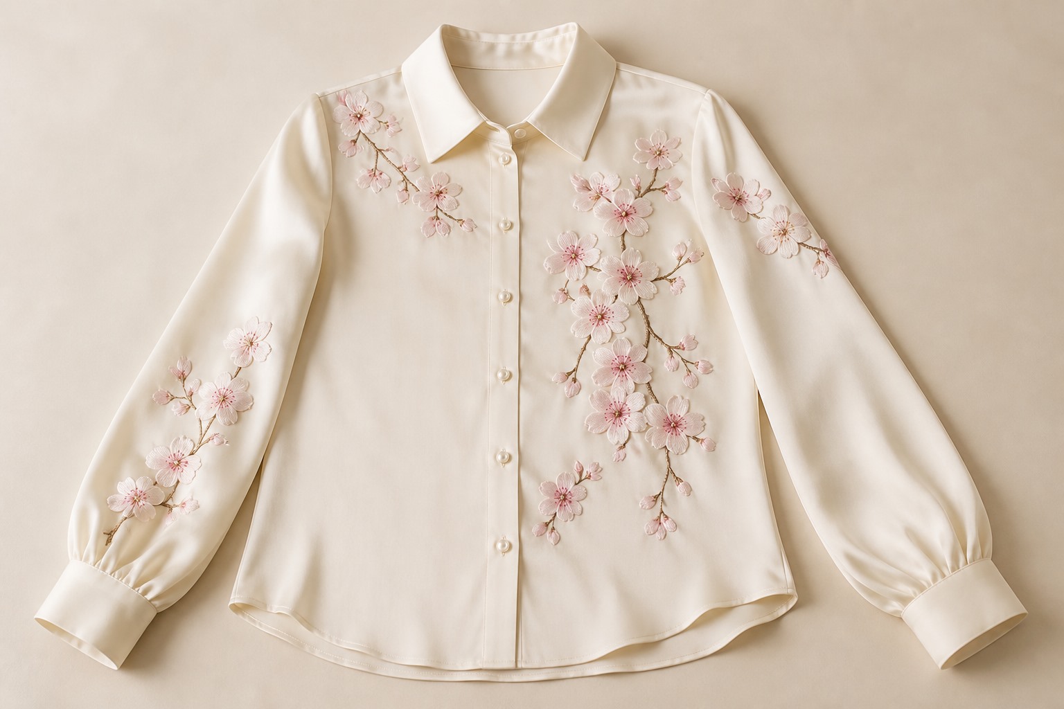 Floral Silk Blouse