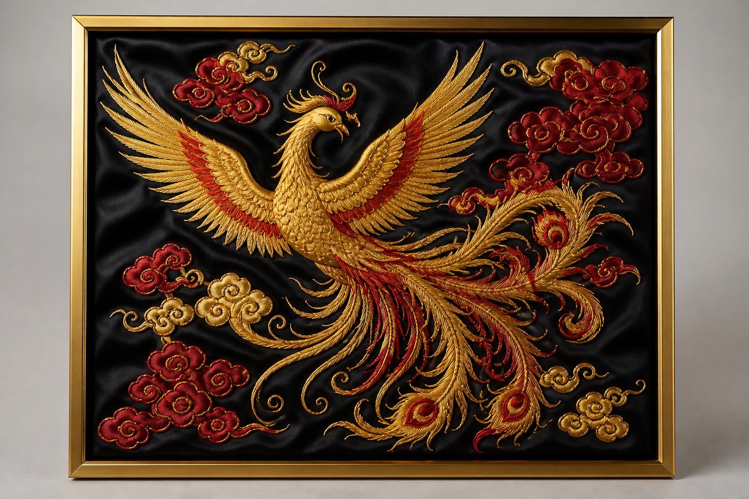 Golden Phoenix Wall Art