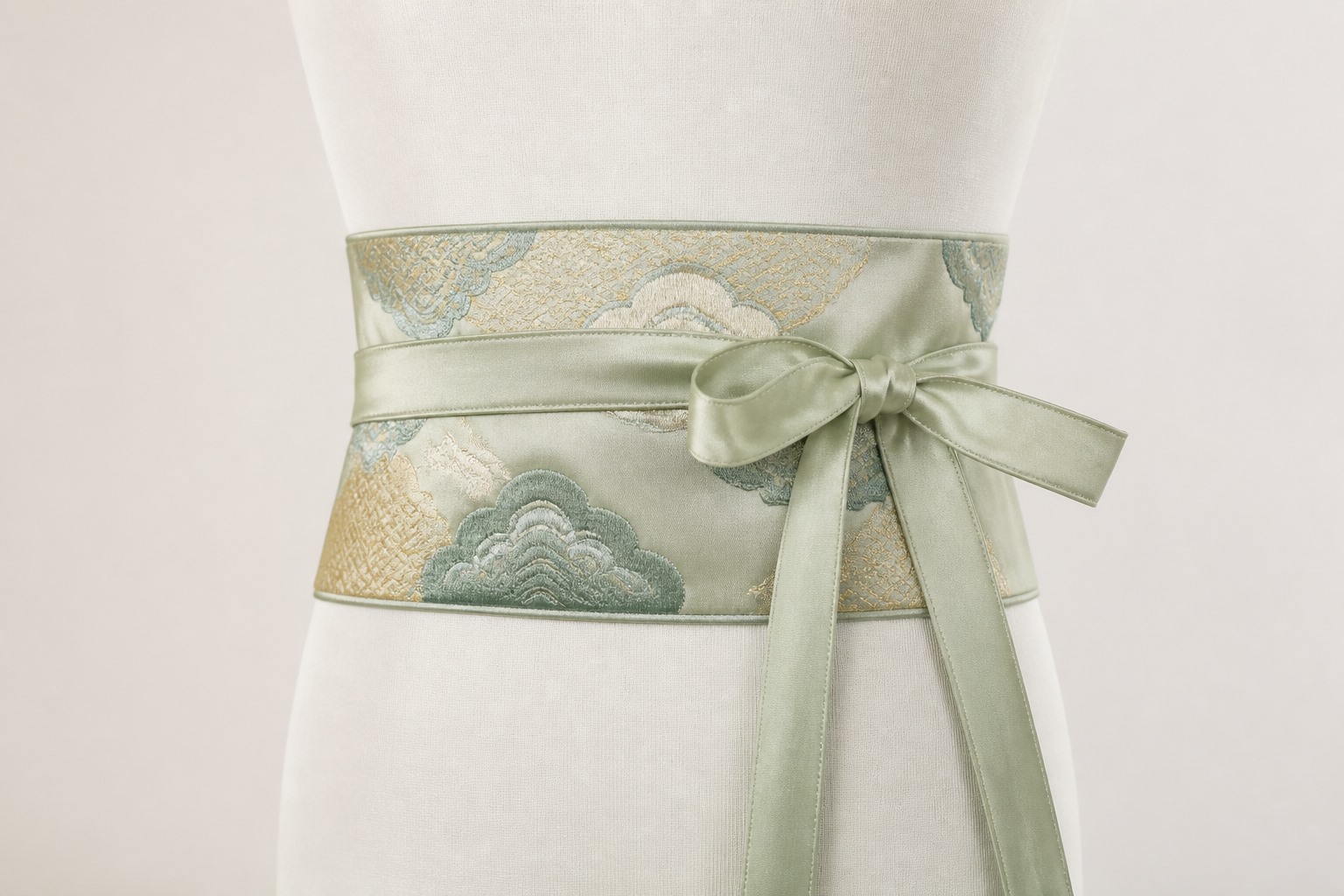 Silk Embroidered Belt